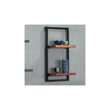 Étagère murale industrielle teck 30cm Casita ULVAETAMUR 200