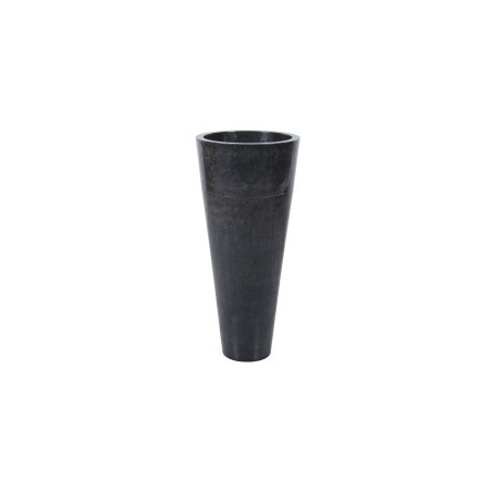 Vasque totem en marbre noir Ø40cm PA22-FP BLACK