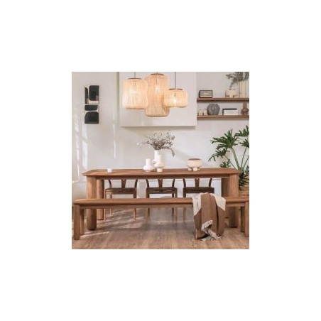 Table repas design teck massif recyclé 190cm DINO d-bodhi