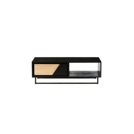 Table basse 1 tiroir en chêne et pin 120cm Casita TRATABA 120