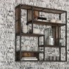 Etagère murale industrielle bois recyclé 100cm dbodhi TUAREG