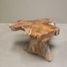 Table basse racine de teck pied central 65cm CASITA