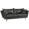 Canapé 3 places tissu gris pieds métal 204cm Casita HASTING HASCA3GOBGRI