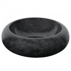 Vasque ronde à poser en marbre noir Ø40cm DN-P BLACK