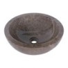 Vasque ronde à poser en marbre gris Ø40cm KC-P GREY