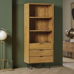 Bibliothèque colonne en teck recyclé 80cm BAHIA Casita BAHETA 205