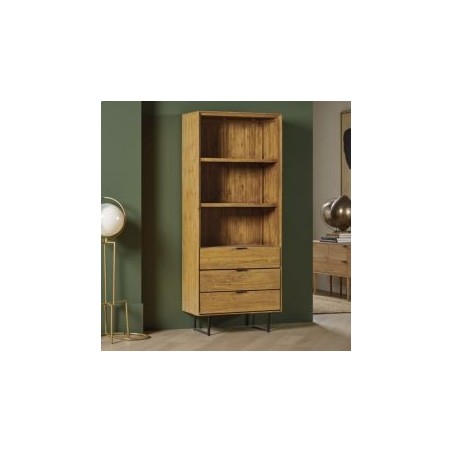 Bibliothèque colonne en teck recyclé 80cm BAHIA Casita BAHETA 205
