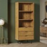 Bibliothèque colonne en teck recyclé 80cm BAHIA Casita BAHETA 205