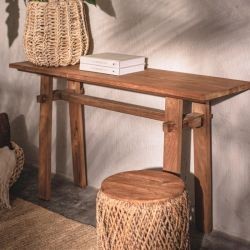 Console d'entrée en teck massif recyclé 140 cm d-bodhi ARTISAN