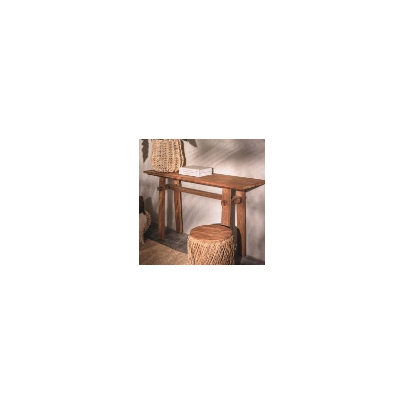 Console d'entrée en teck massif recyclé 140 cm d-bodhi ARTISAN