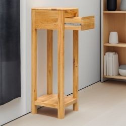 Bout de canapé en bois massif de chêne 30cm JONAS