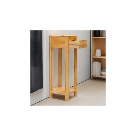 Bout de canapé en bois massif de chêne 30cm JONAS