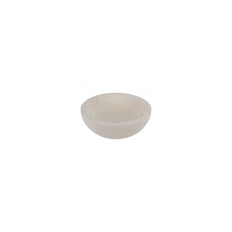 Vasque ronde à poser en marbre crème Ø40cm KC-P CREAM