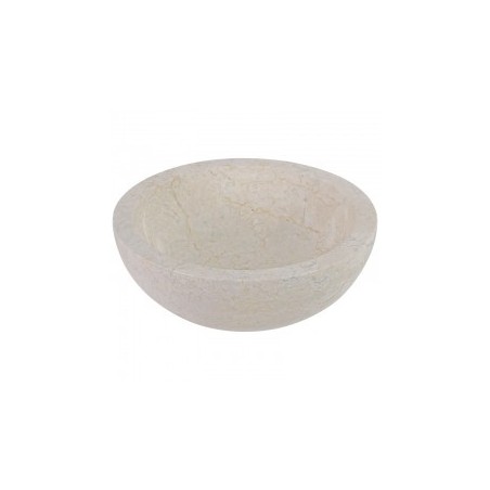 Vasque ronde à poser en marbre crème Ø40cm KC-P CREAM