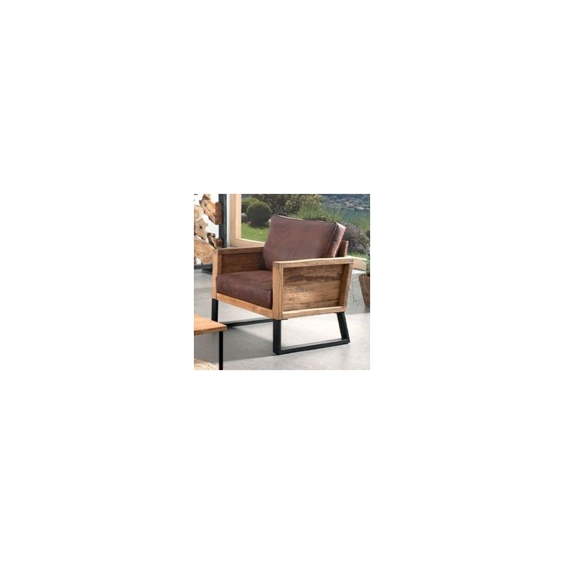 Fauteuil teck massif Dunmore Casita DUNCOUF1GOBHAV