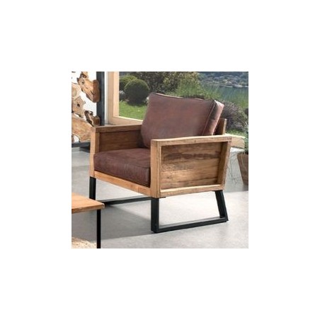 Fauteuil teck massif Dunmore Casita DUNCOUF1GOBHAV