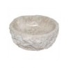 Vasque lave-mains à poser marbre beige BAIN 30 à 39 cm