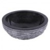Vasque ronde à poser en marbre noir Ø40cm KC-M BLACK
