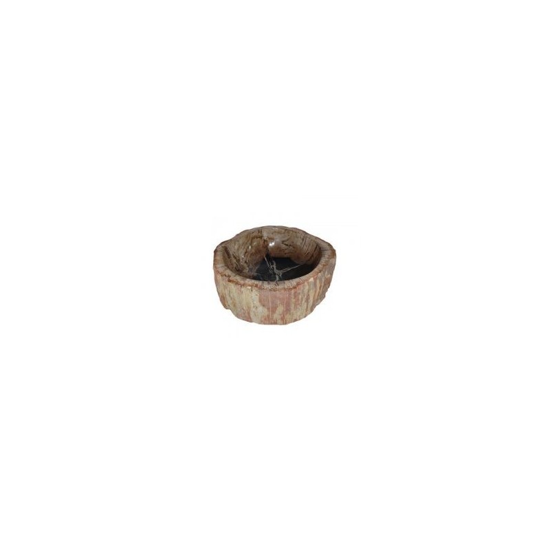 Vasque lave-mains bois fossilisé BAIN 30 à 39 cm