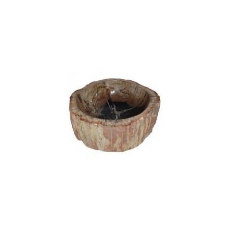 Vasque lave-mains bois fossilisé BAIN 30 à 39 cm