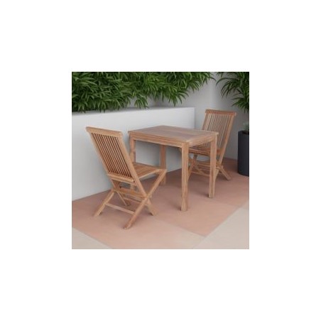 Table teck pour extérieur 80x60cm