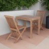 Table teck pour extérieur 80x60cm