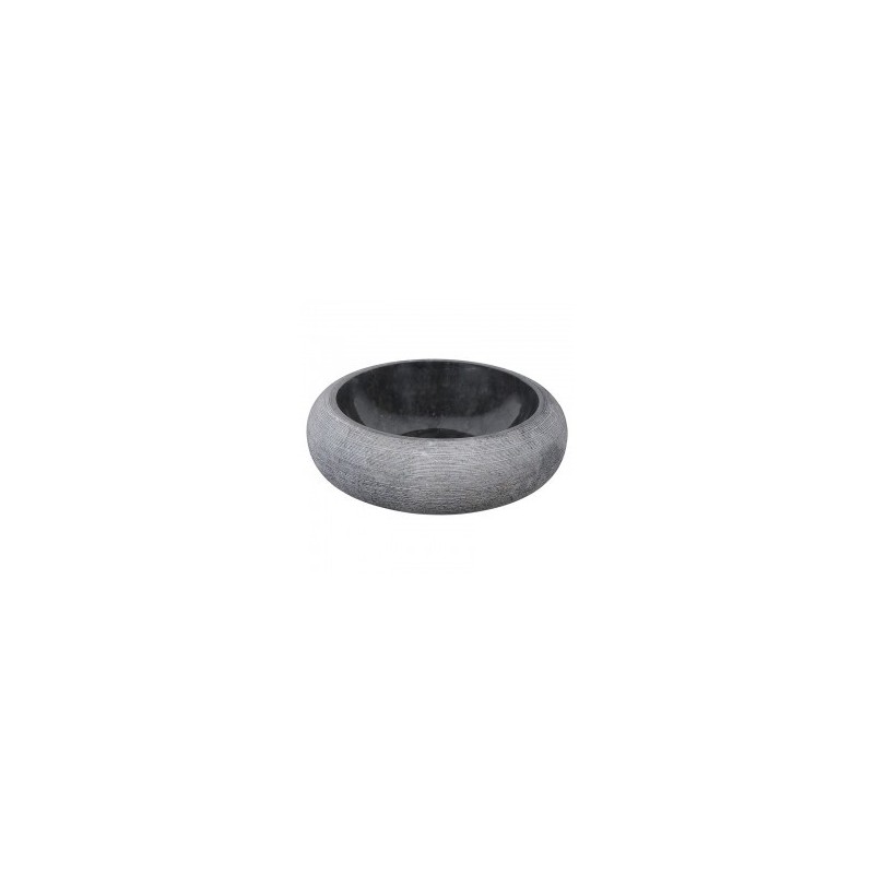 Vasque ronde à poser en marbre noir Ø40cm DN-G BLACK