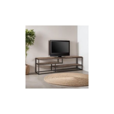 Meuble TV bois recyclé et métal dbodhi TUAREG 175cm