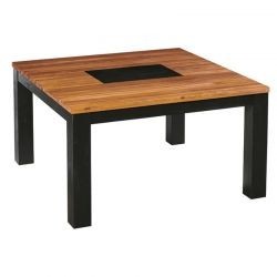 Table repas carrée pin et chêne 140cm Flix Casita FLITACA 140