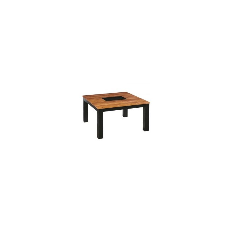 Table repas carrée pin et chêne 140cm Flix Casita FLITACA 140