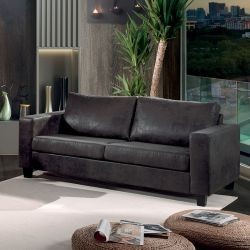 Canapé 3 places tissu gris Thomson Casita THOMF3GOBGRI