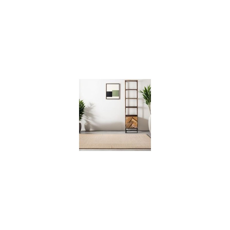 Bibliothèque bois et métal 50cm RITA Kayu Intérieur
