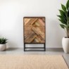 Commode bois et métal 55cm RITA Kayu Intérieur