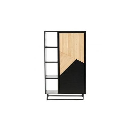 Armoire avec étagère en chêne et pin 90cm Casita TRAARM 1ETA