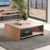 Table basse rectangulaire teck massif recyclé 123cm Zetta Casita