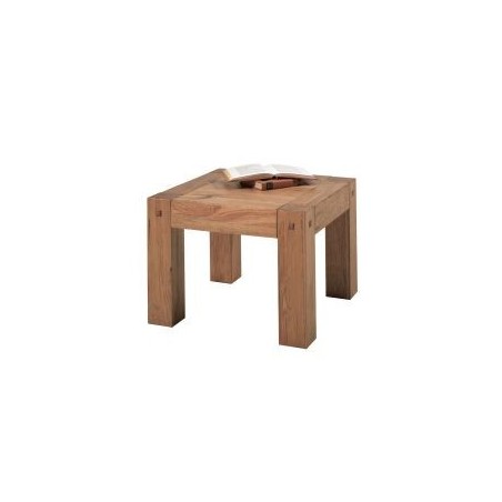 Table basse chêne carrée 60cm Lodge Casita