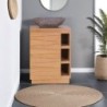 Meuble salle de bain 60 cm teck massif BAIN