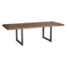 Table teck et métal 160/260cm Wales Casita WALTA160