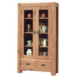 Vitrine chêne massif 100cm Lodge Casita LODVIT2
