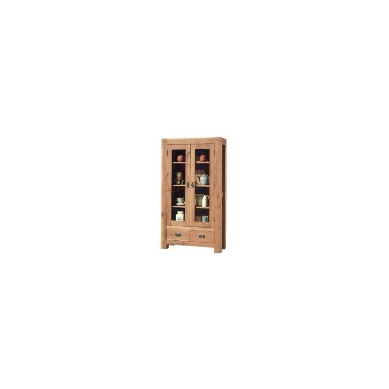 Vitrine chêne massif 100cm Lodge Casita LODVIT2