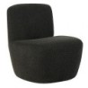 Fauteuil design tissu bouclé anthracite GUS Casita FAUGUSANT 20