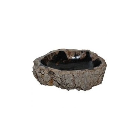 Vasque à poser pierre bois fossilisé BAIN 40 à 59 cm