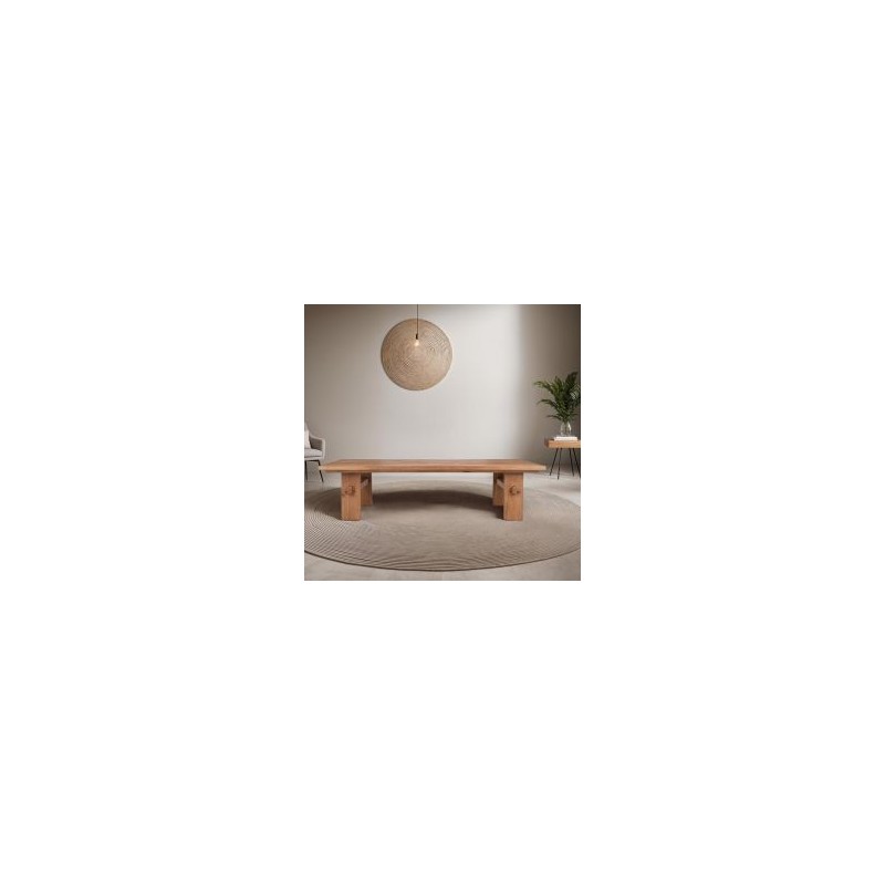 Table basse rectangulaire en teck massif recyclé 140cm d-bodhi ARTISAN