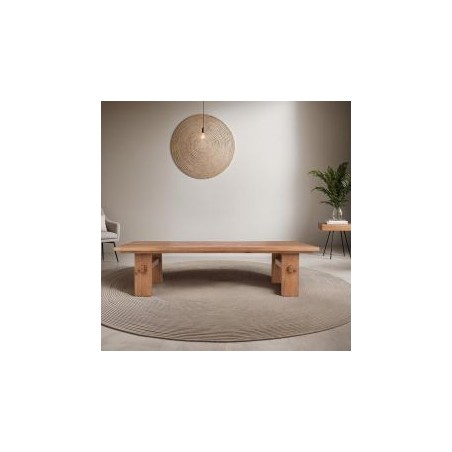 Table basse rectangulaire en teck massif recyclé 140cm d-bodhi ARTISAN