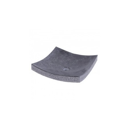 Vasque à poser carrée en marbre gris 40cm SZB-D GREY