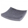 Vasque à poser carrée en marbre gris 40cm SZB-D GREY