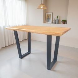 Mange-debout industriel teck recyclé 160cm LASIA Casita