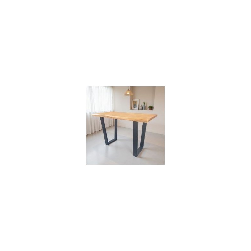 Mange-debout industriel teck recyclé 160cm LASIA Casita