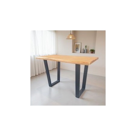 Mange-debout industriel teck recyclé 160cm LASIA Casita