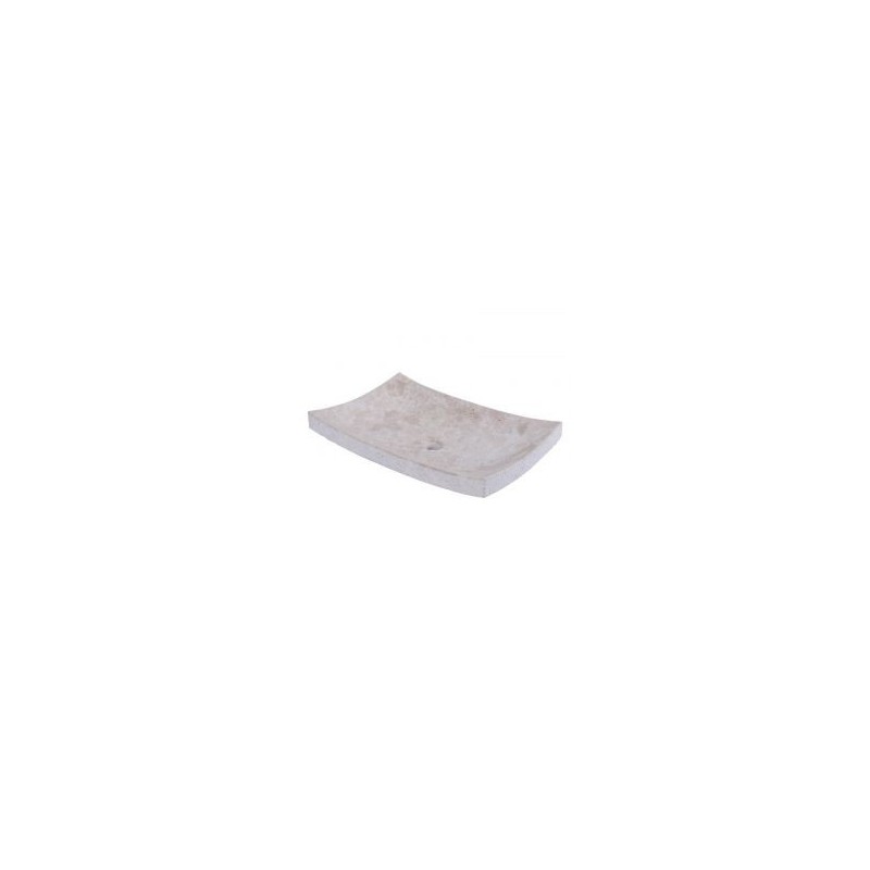 Vasque à poser rectangulaire en marbre crème 60cm RZB-D CREAM